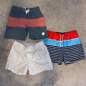 H&M Mens Swim Trunks Medium BUNDLE